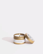 Leather Jacket Gold Travel Candle (Seasonal)